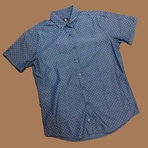 Blue & White Men's Shirt